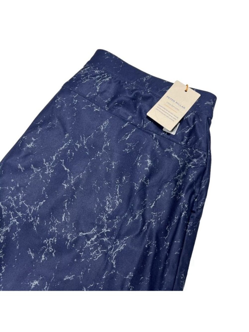 Peter Millar Pants Men's Medium Crown Sport Active Atlas Blue Marble Joggers